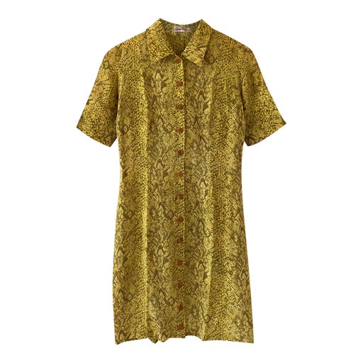Robe chemise reptile