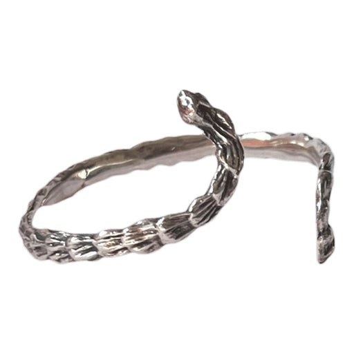 Silver metal bangle