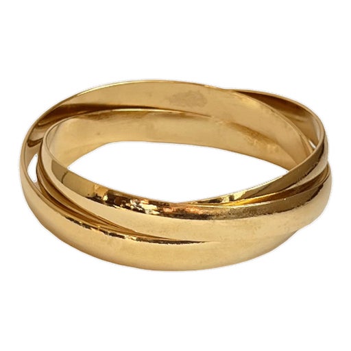 Golden metal bangle
