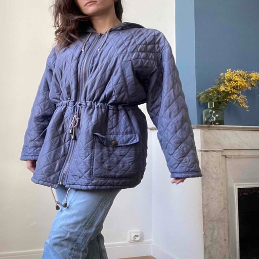 Silk parka