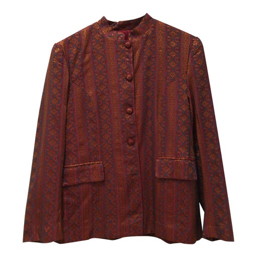 Mandarin collar jacket