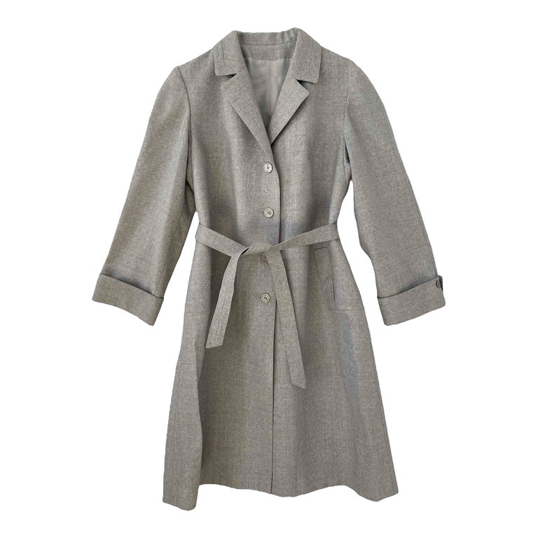 60's belted coat