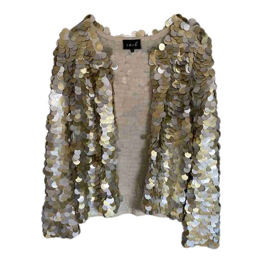 Silk and sequin jacket