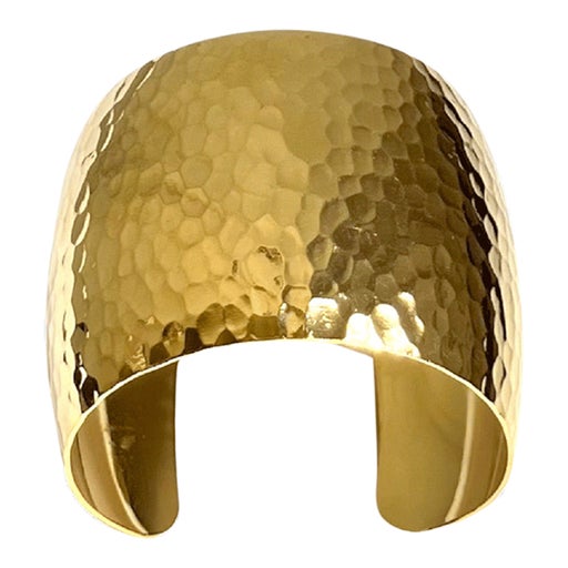 Gold metal cuff