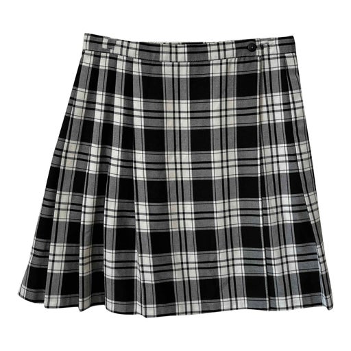 Tartan Pleated Mini Skirt