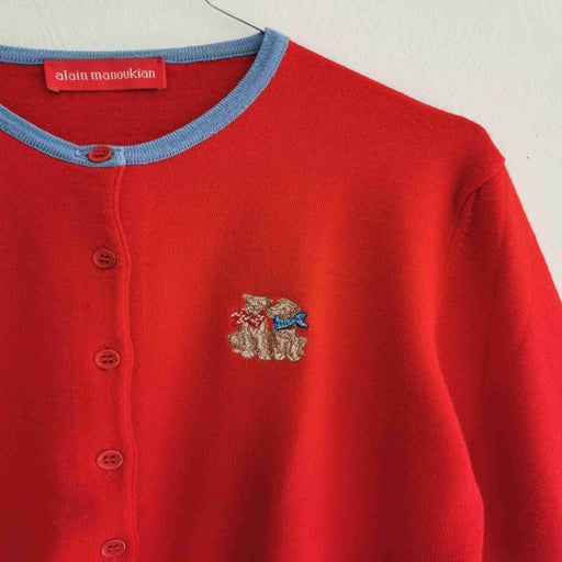 Embroidered cardigan