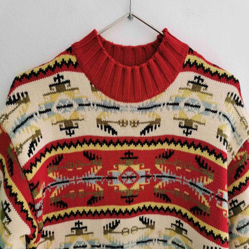 Patterned sweater