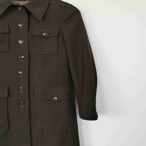 Long wool jacket