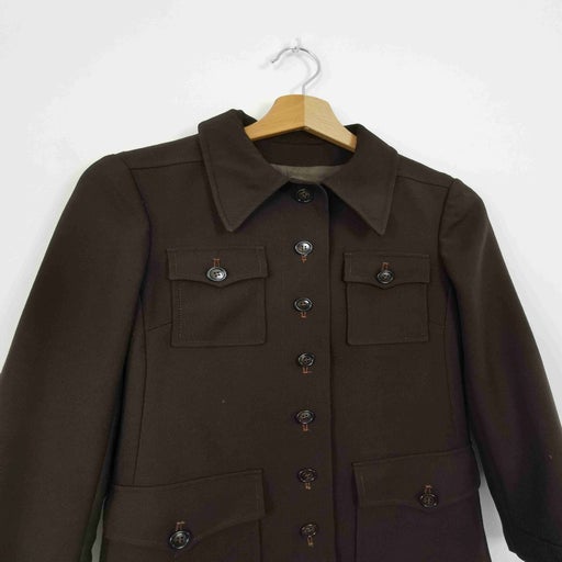 Long wool jacket