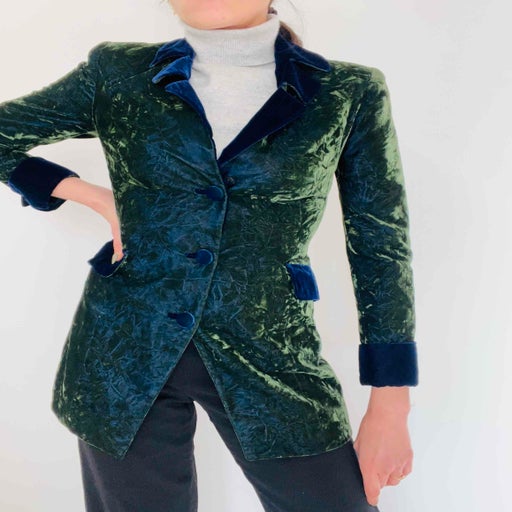 Velvet blazer