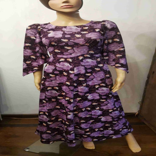 Long floral dress