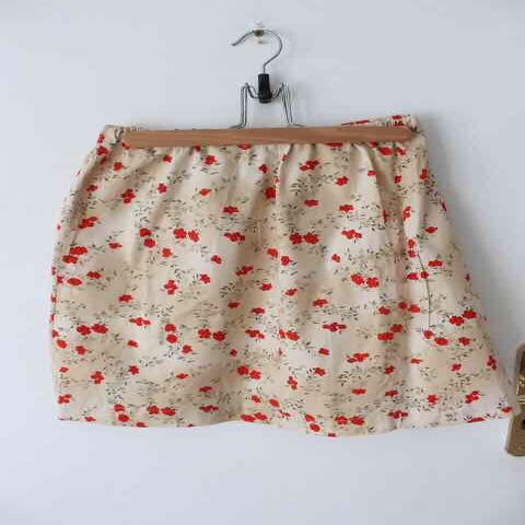 Cotton mini skirt