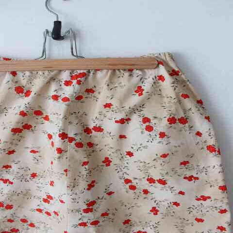 Cotton mini skirt