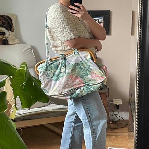 Bamboo and cotton bag