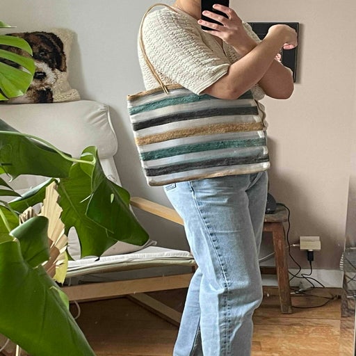 Striped basket