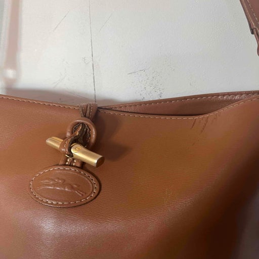 Sac seau longchamp sale camel