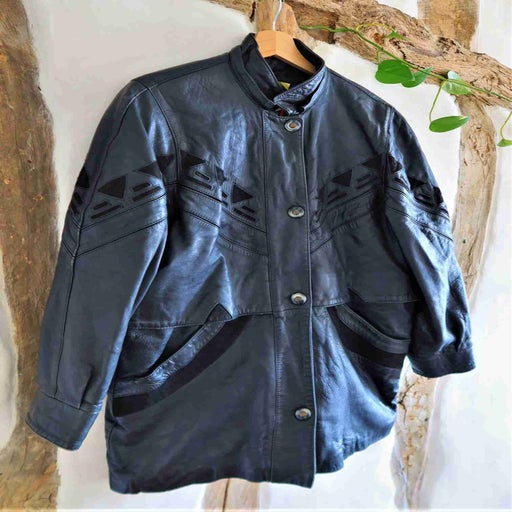 Leather and suede jacket