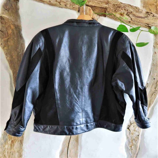 Leather and suede jacket