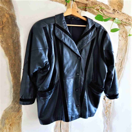Leather and suede jacket