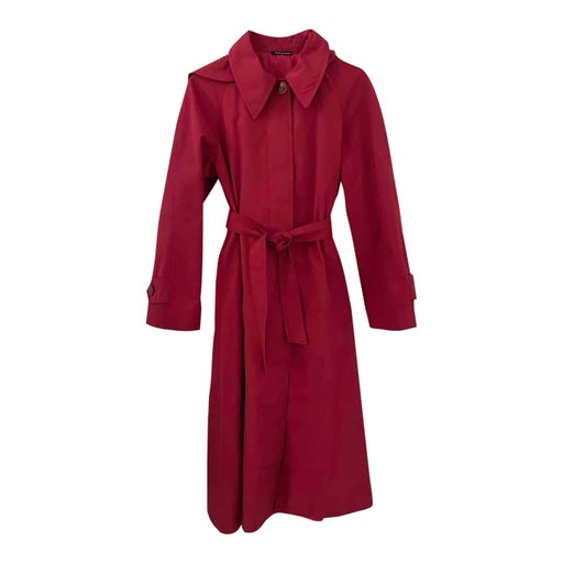 Hooded trench coat
