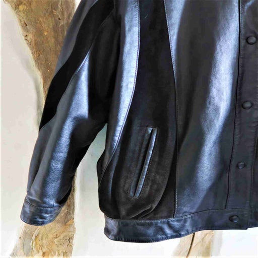 Leather and suede jacket