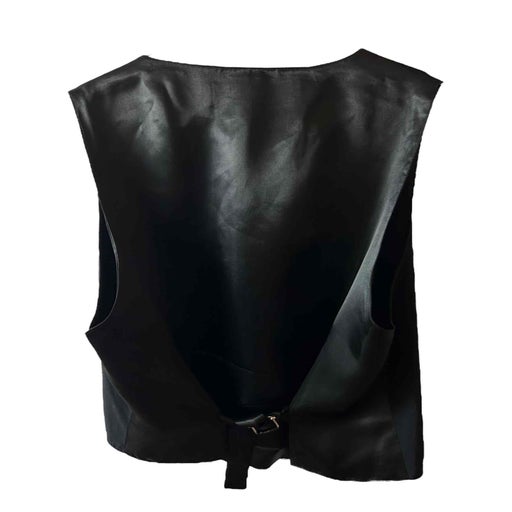 Sleeveless silk vest