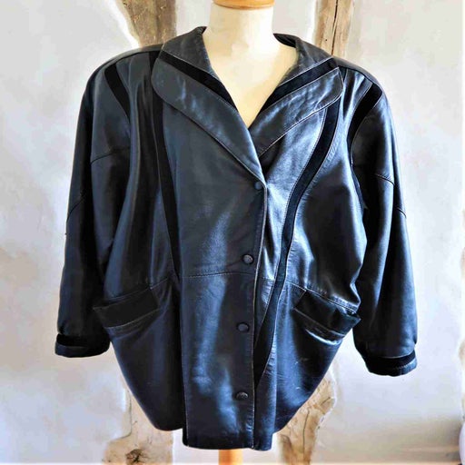 Leather and suede jacket