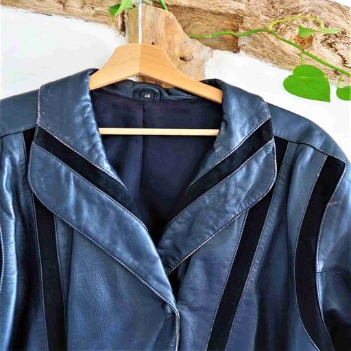 Leather and suede jacket