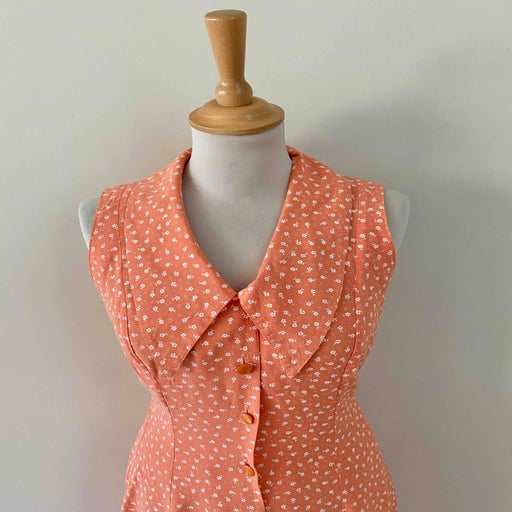 Floral shirt dress