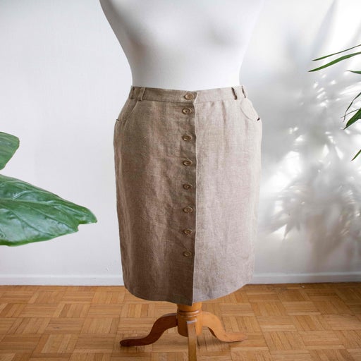linen skirt