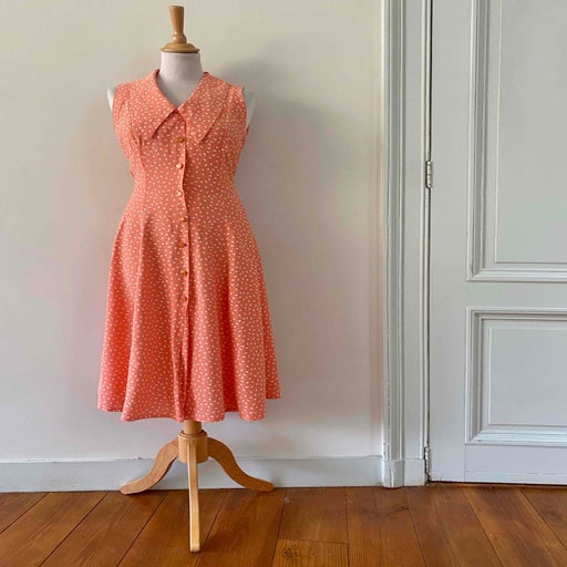 Floral shirt dress