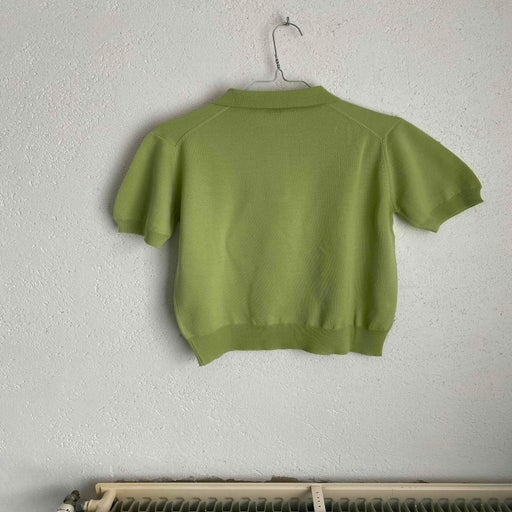 Knitted polo top