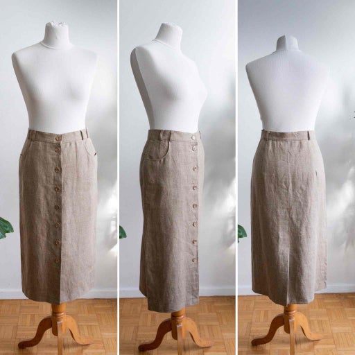 linen skirt