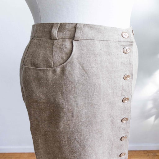 linen skirt