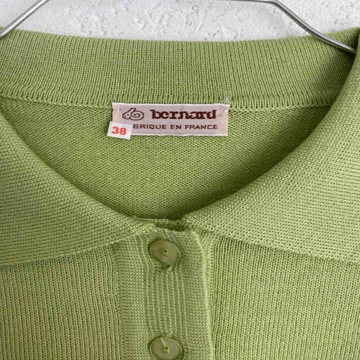 Knitted polo top
