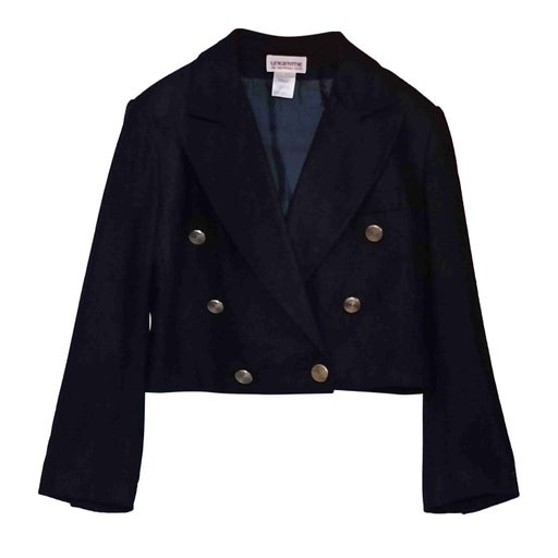Wool cropped blazer
