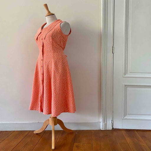 Floral shirt dress