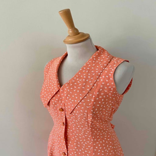 Floral shirt dress