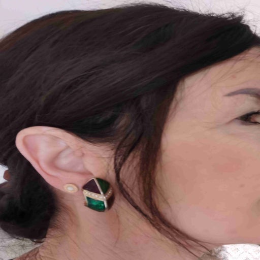 Brass earrings