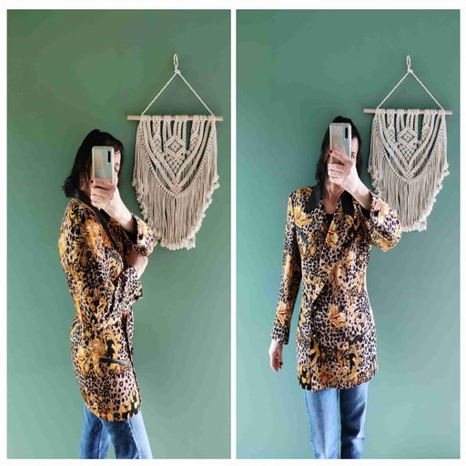 Leopard blazer