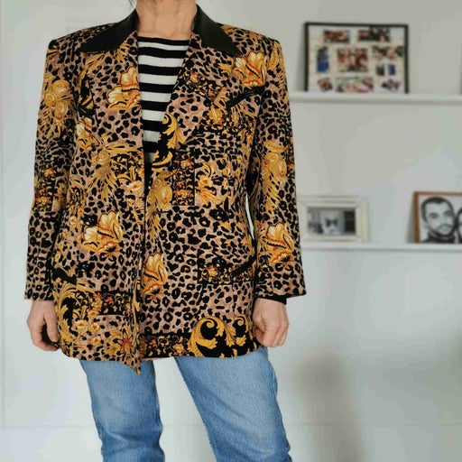 Leopard blazer