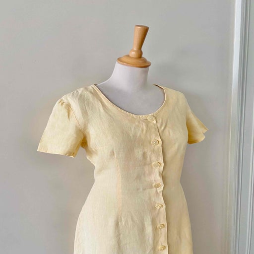 Long linen dress