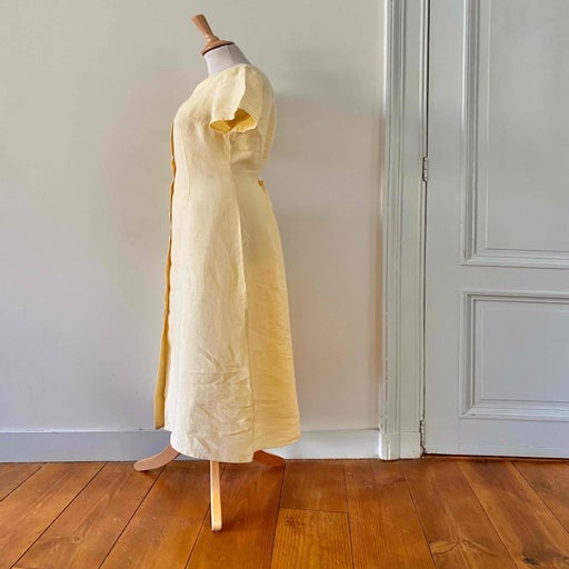 Long linen dress
