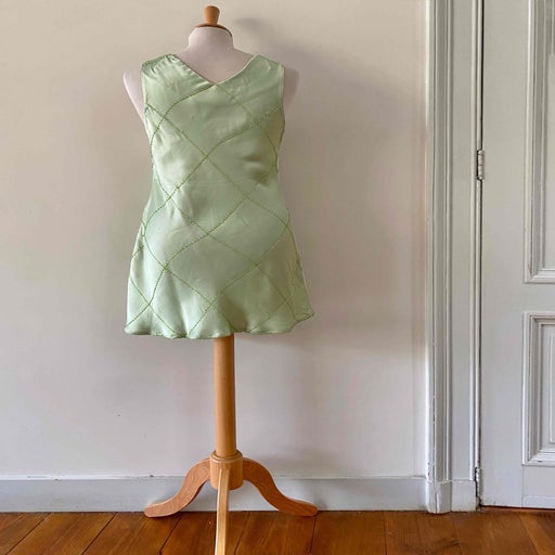Satin Mini Dress
