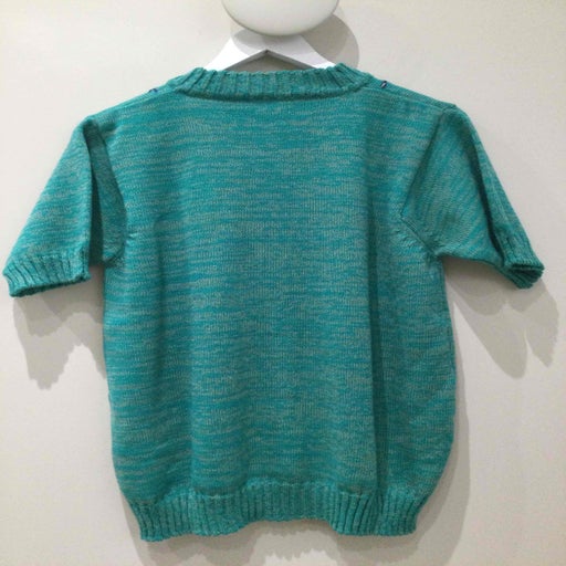 Embroidered knit top