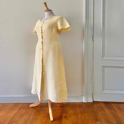 Long linen dress