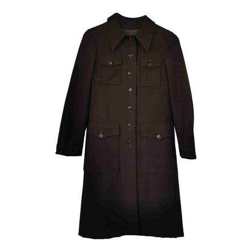 Veste longue en laine