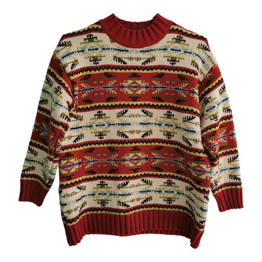 Patterned sweater