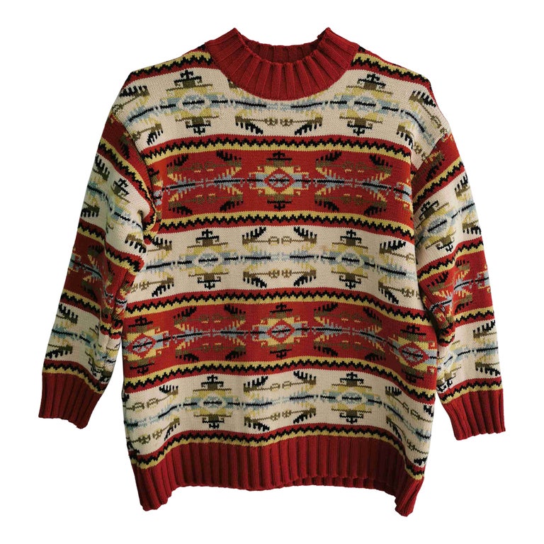 Patterned sweater
