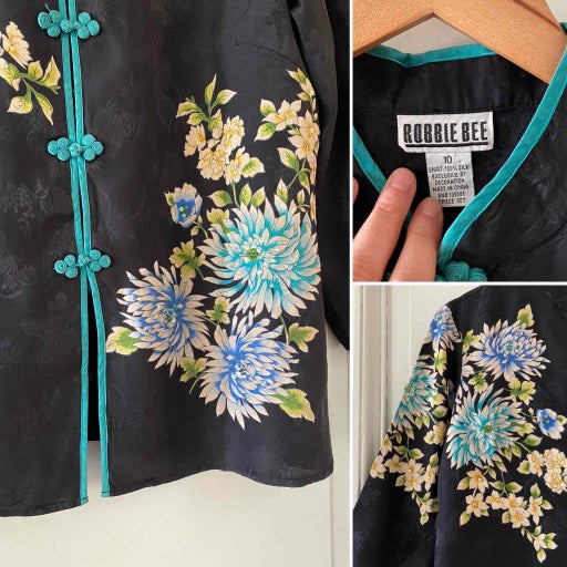 Asian silk blouse